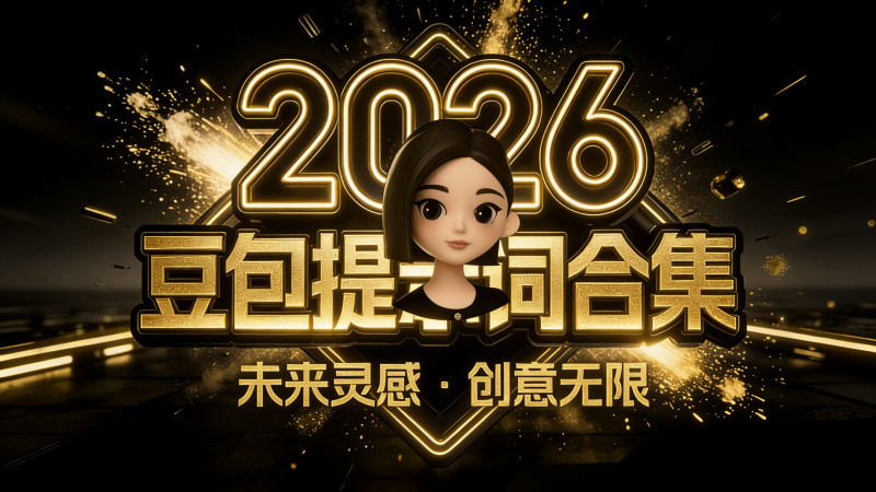 2026豆包指令85+提示词合集包！解锁AI创作的无限可能，分类清晰，涵盖广泛，小白也可轻松使用 图标