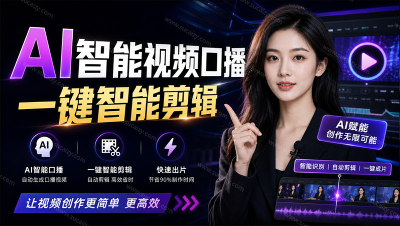 AI智能视频口播一键剪辑，轻松出效果！口播动效库Skill来了，一键给添加动态文字、数据展示等 video-talkcraft 截图 1