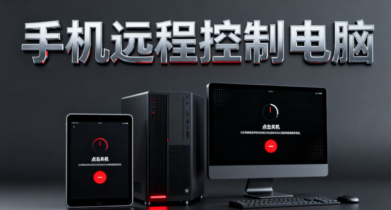 这也能远程操控？手机远程控制电脑，支持访问文件，关机，启动程序，访问屏幕等，免费快速使用Hipc