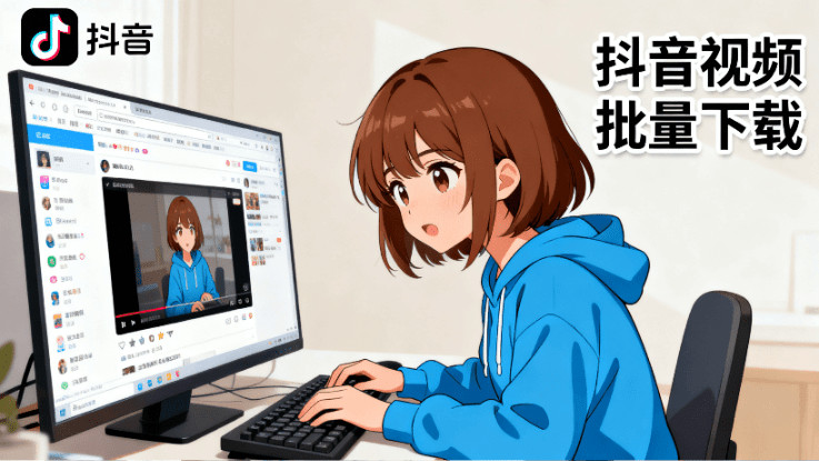 吾爱大神出品！抖音主页作品一键批量下载，支持导出数据，完全免费，支持Win系统使用 附带使用教程