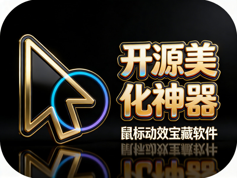 Github开源小工具，轻量、高性能的 Windows 桌面鼠标特效工具！多种主题可选，完全免费 MFCMouseEffect 图标